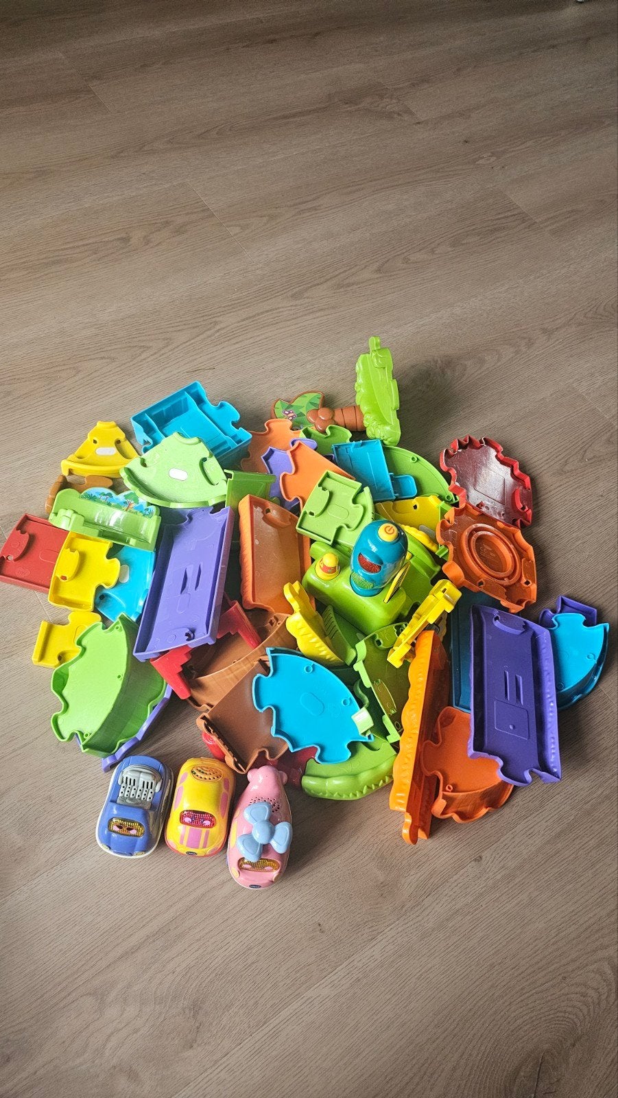 VTech Toet Toet Auto's en Baandelen Set, Kinderen en Baby's, Speelgoed | Vtech, Ophalen of Verzenden, Gebruikt, 2 tot 4 jaar