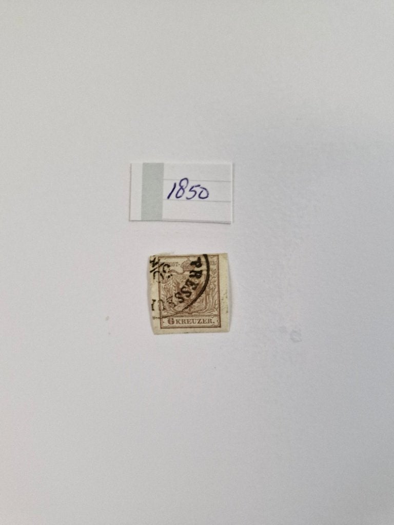 1850 Oostenrijk Kreuzer, Ophalen of Verzenden, Gestempeld