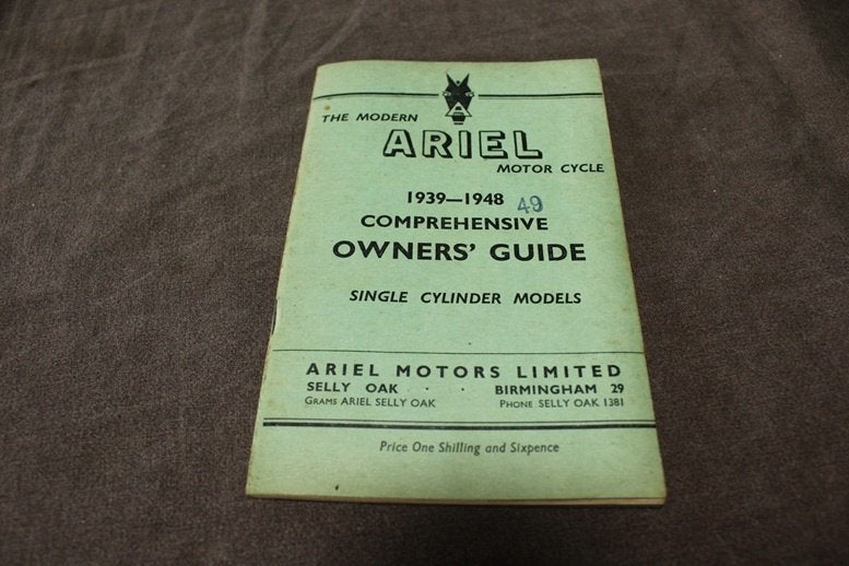 Ariel 1939-1950 Singles comprehensive owner's guide VH NG VB, Ophalen of Verzenden, Overige merken
