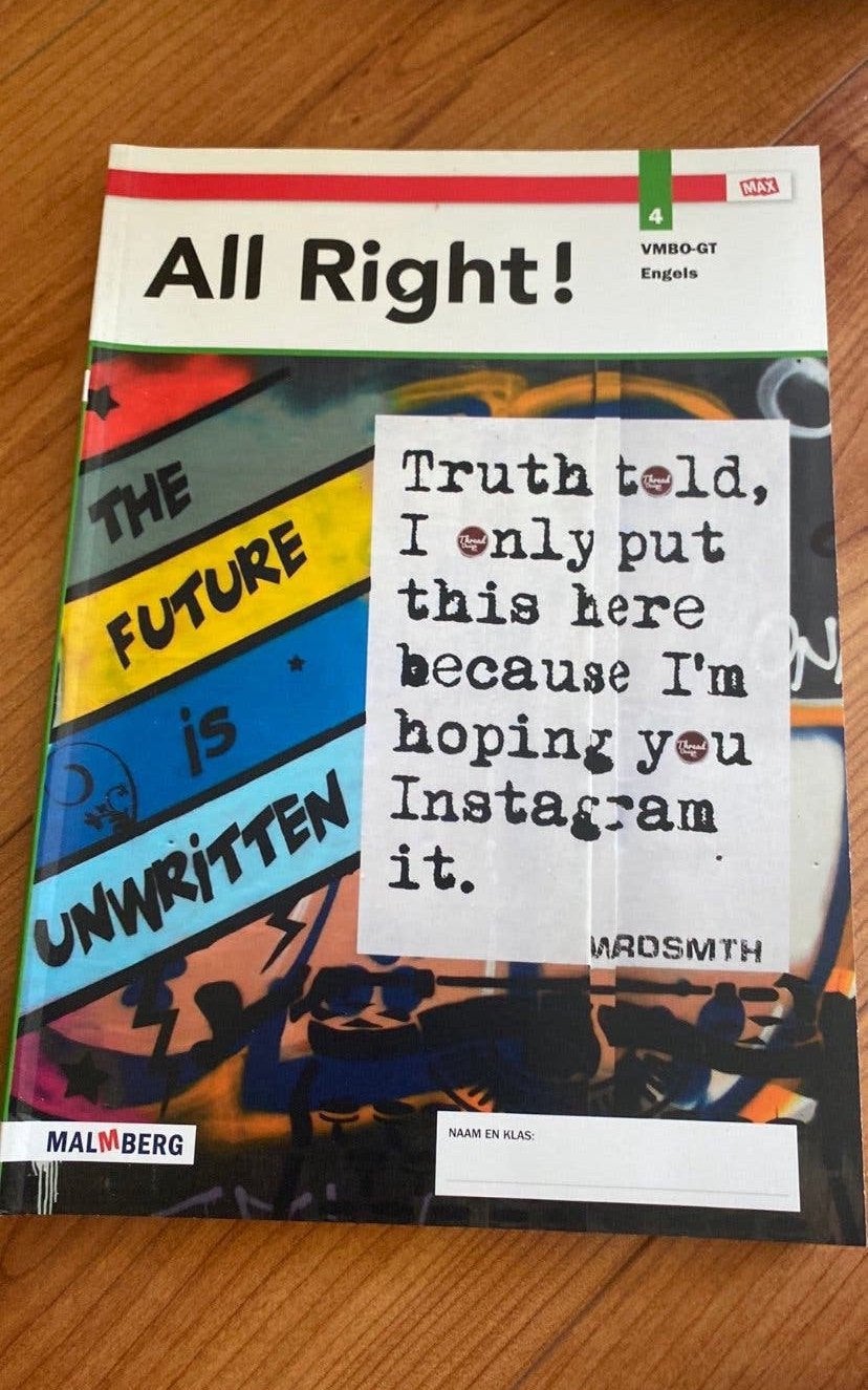 All Right! Engels – vmbo-gt 4 (malmberg), Boeken, Schoolboeken, Ophalen of Verzenden, Nieuw, VMBO, Engels