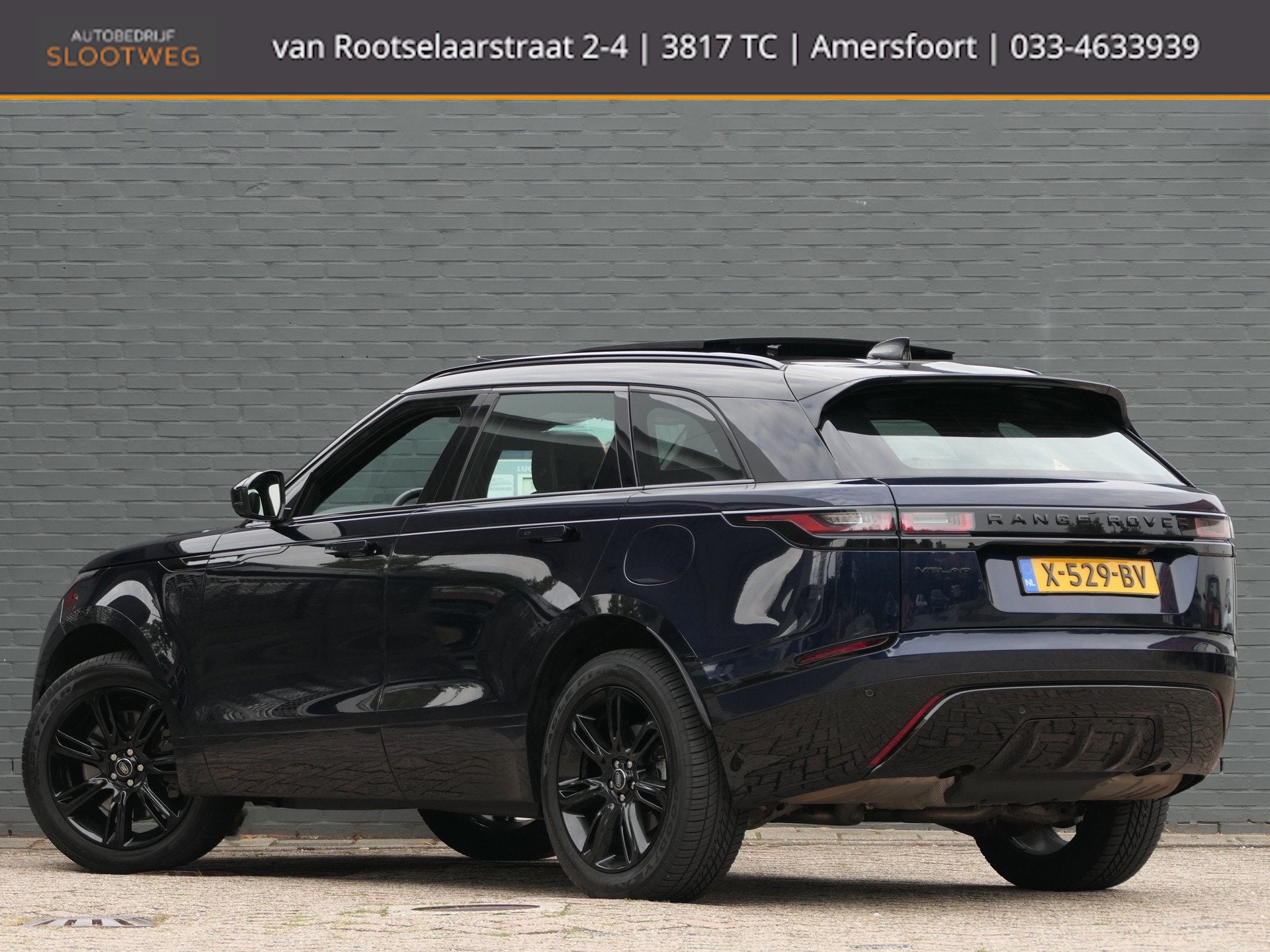 Land Rover Range Rover Velar 2.0 P400e AWD R-Dynamic SE PHEV, Auto's, Automaat, 4 cilinders, 2000 kg, Blauw
