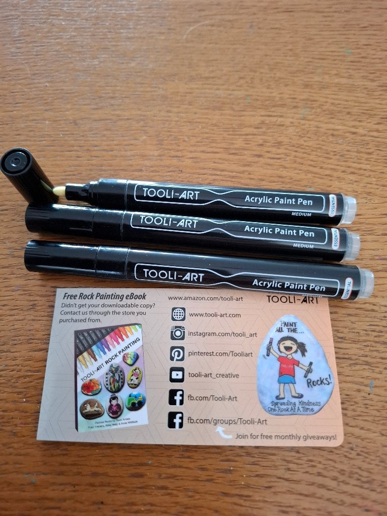NIEUW Tooli-art dikke zwarte acrylstiften paintmarkers 3m, Hobby en Vrije tijd, Tekenen, Ophalen of Verzenden, Nieuw, Potlood of Stift