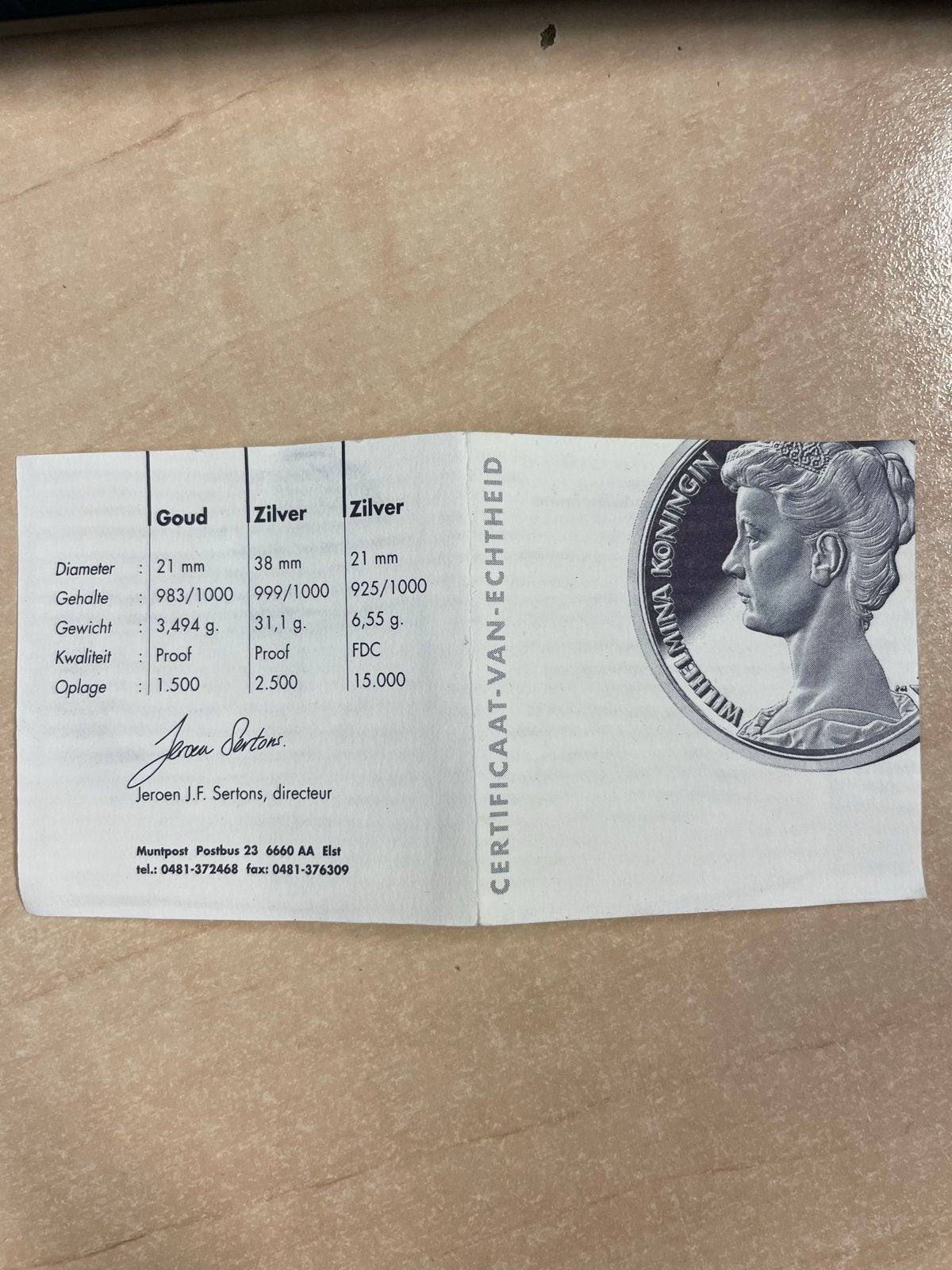 Zilveren herdenkingsmunt 100 jaar Koningin Wilhelmina, Ophalen, 1 gulden, Zilver, Koningin Wilhelmina