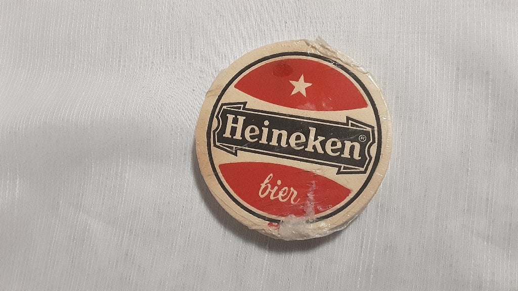 HEINEKEN viltjes met oude logo 5 stuks, Verzamelen, Biermerken, Ophalen of Verzenden, Nieuw, Viltje(s), Heineken