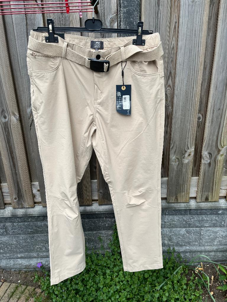 dames wandelbroek mt XL NIEUW, Beige, Maat 42/44 (L), Nieuw, Ophalen of Verzenden