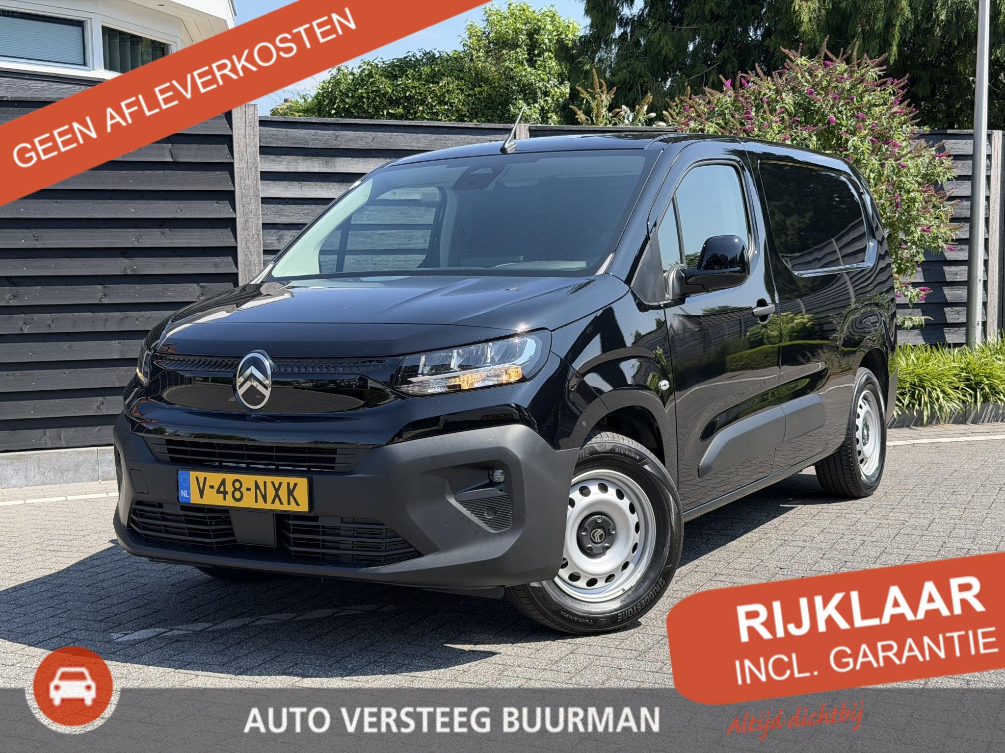 Citroen ë-Berlingo 50 kWh 136PK L2 Automaat Achteruitrijcam, Auto's, Verwarmde buitenspiegels, 750 kg, Zwart, Origineel Nederlands