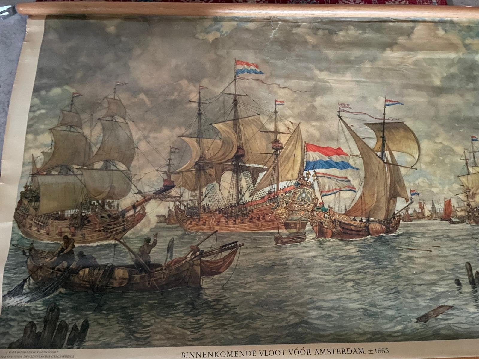 Originele schoolplaten, Ophalen