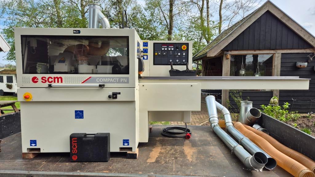 Scm compact PN vierzijdige schaafmachine 2008 CE veel opties, Doe-het-zelf en Verbouw, Schaafmachines, Ophalen of Verzenden