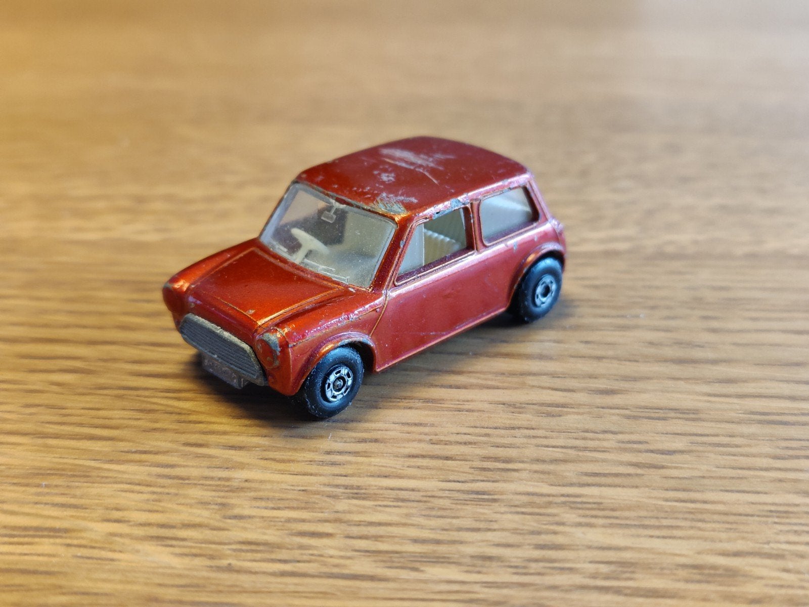 Matchbox Mini Cooper ROOD, Hobby en Vrije tijd, Modelauto's | Overige schalen, Ophalen of Verzenden, Zo goed als nieuw, Auto