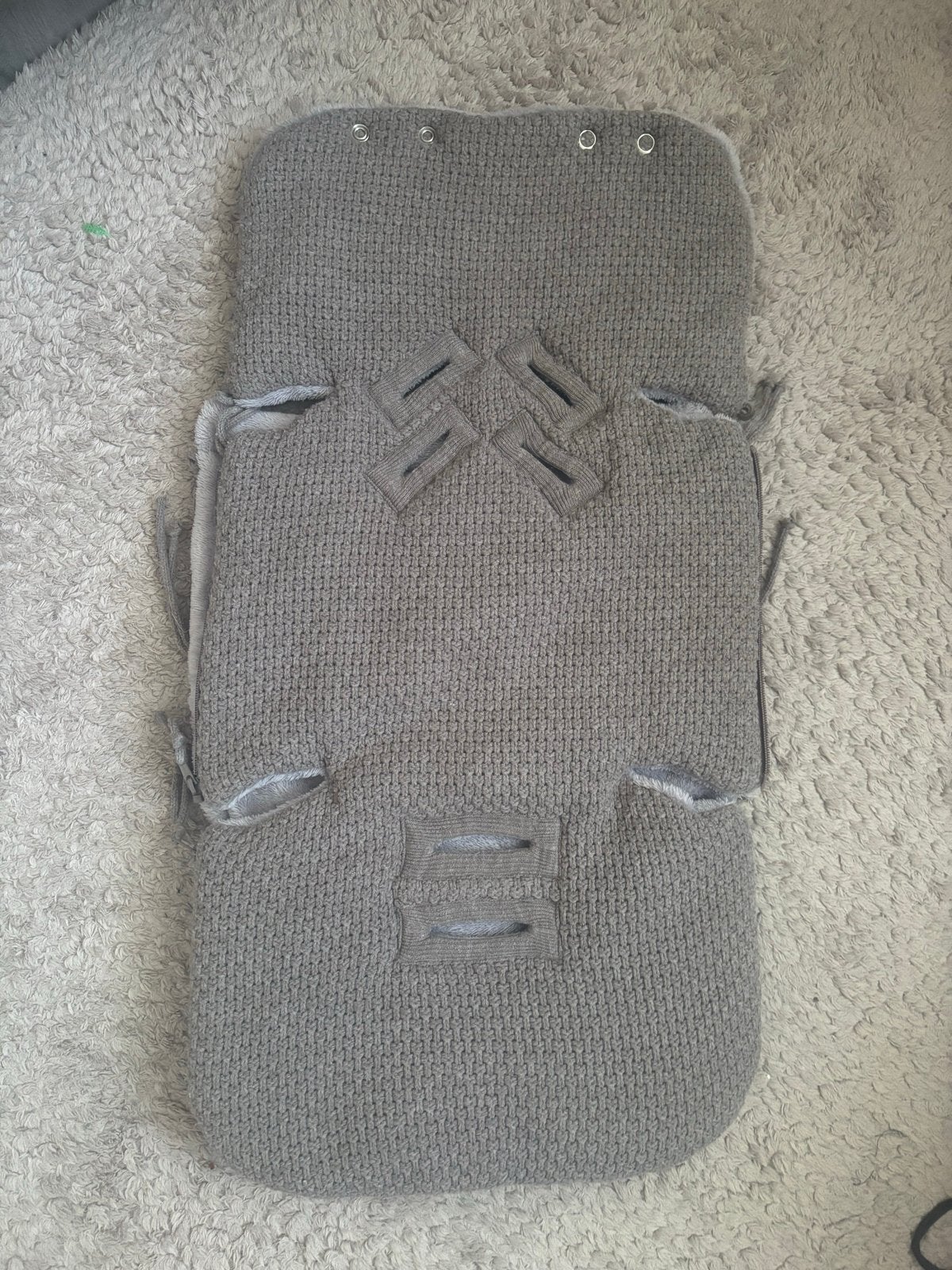 Grijze voetenzak voor kinderwagen of buggy, Baby's Only, Ophalen of Verzenden, Zo goed als nieuw, Gevoerd
