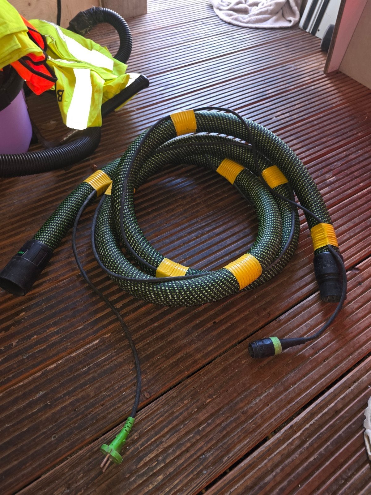 Festool Stofzuigerslang met Geïntegreerde Stroomkabel, Ophalen of Verzenden, Kabel of Snoer