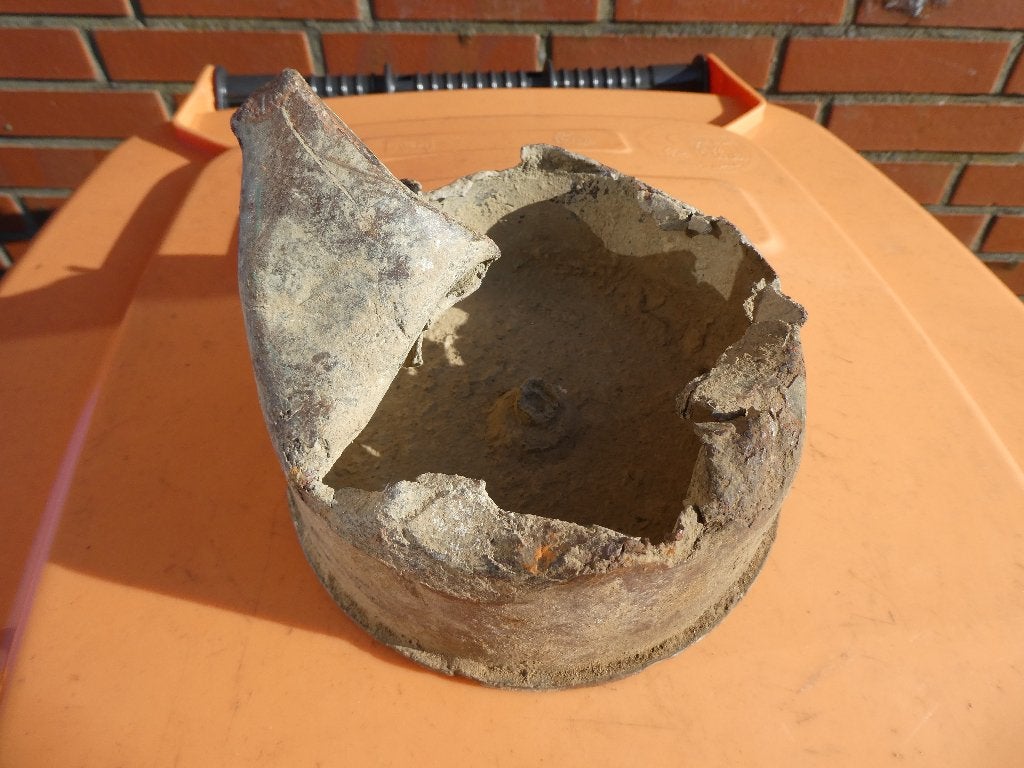 Huls bodem 15 cm, Verzamelen, Militaria | Tweede Wereldoorlog, Ophalen of Verzenden, Landmacht, Duitsland, Hulzen of Bodemvondsten