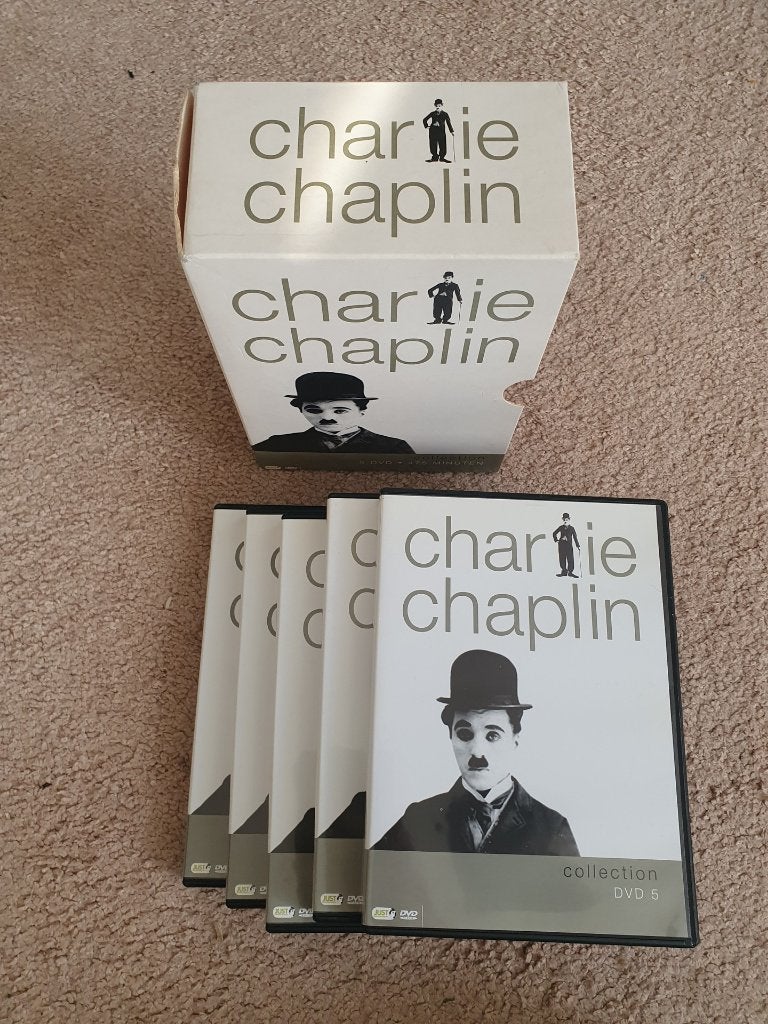 5-disc DVD box Charlie Chaplin collection, Alle leeftijden, Ophalen of Verzenden, Gebruikt, Komedie