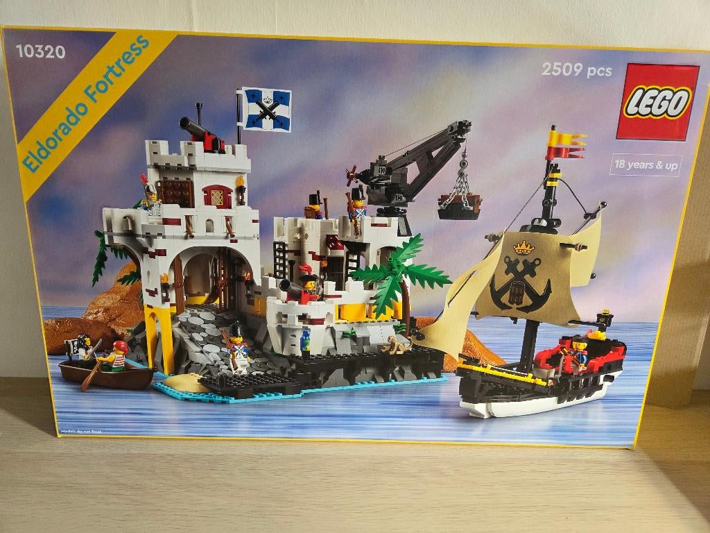 Lego 10320 - Eldorado Fort, Kinderen en Baby's, Speelgoed | Duplo en Lego, Ophalen of Verzenden, Zo goed als nieuw, Icons, Complete set