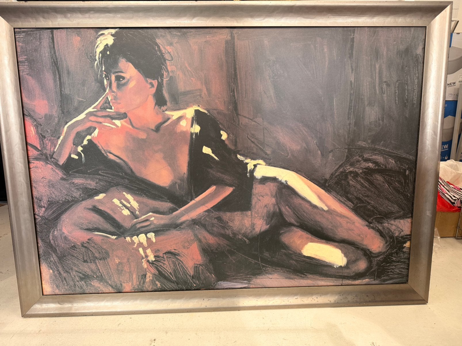 Groot schilderij, Ophalen of Verzenden
