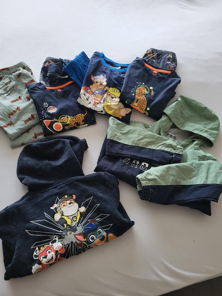 Kledingpakket jongens maat 98/104, Ophalen, Gebruikt, Maat 104