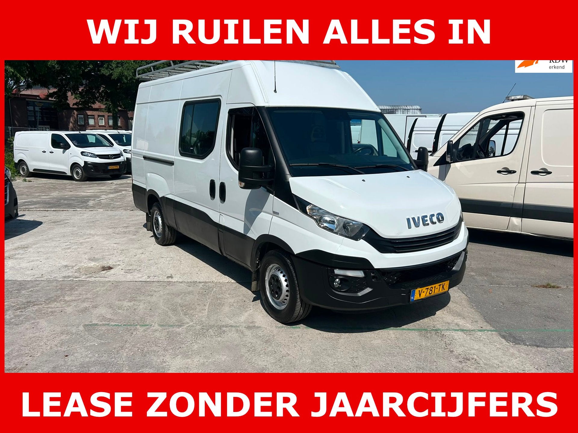 Iveco Daily 35S18V 3.0 352 H3 L dubb/cab/180/pk/euro/6, Auto's, Automaat, Gebruikt, 4 cilinders, Iveco