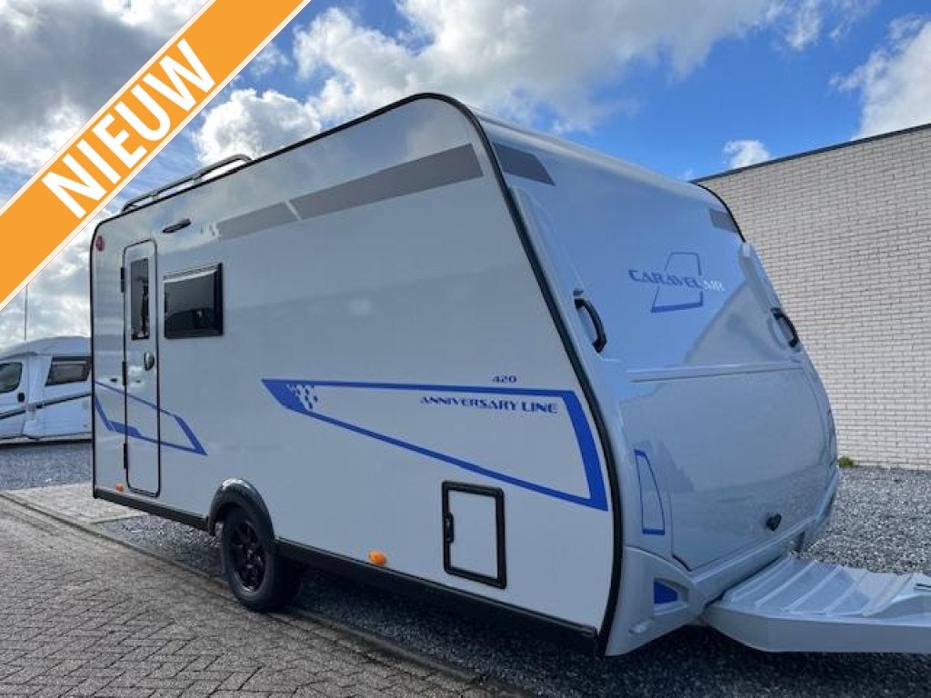 Caravelair Sport Line 420 Anniversary Line Voorjaarsaktie !, Caravans en Kamperen, Rondzit, Bedrijf, Tot en met 3, Schokbreker