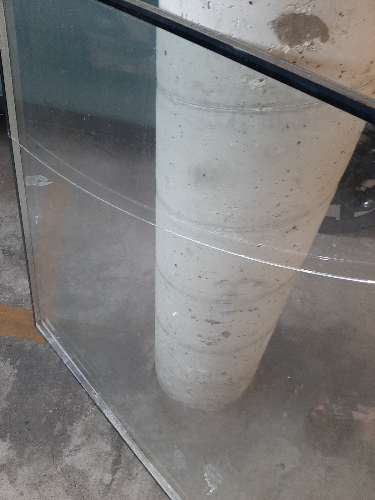 Gratis af te halen: Kunststof kozijn met openslaand raam, Doe-het-zelf en Verbouw, Glas en Ramen, Ophalen of Verzenden, Gevelraam of Ruit