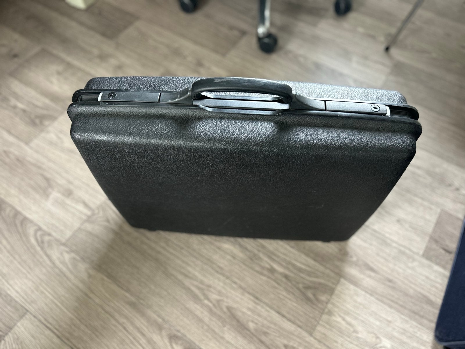 Zwarte harde Samsonite attachékoffer met slot, Ophalen, Gebruikt, 50 tot 60 cm, Hard kunststof