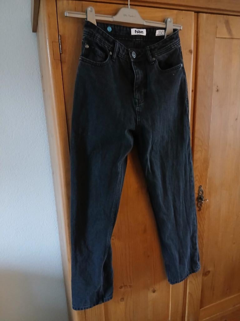 FSBN Zwarte Jeans - Maat W27/30, Ophalen of Verzenden, Gedragen, Zwart