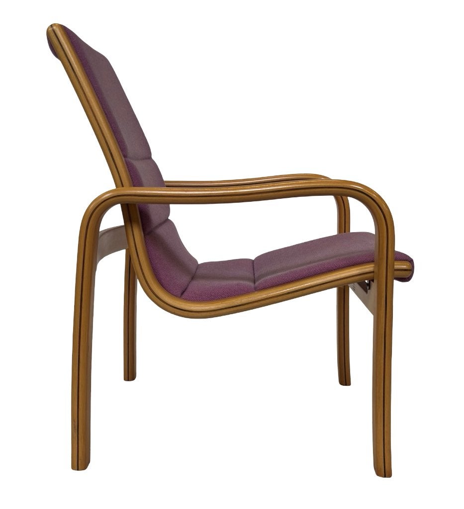 Vintage Yngve Ekström Swedese Fauteuil Melano Armchair, Vintage, Hout, Gebruikt, Vintage