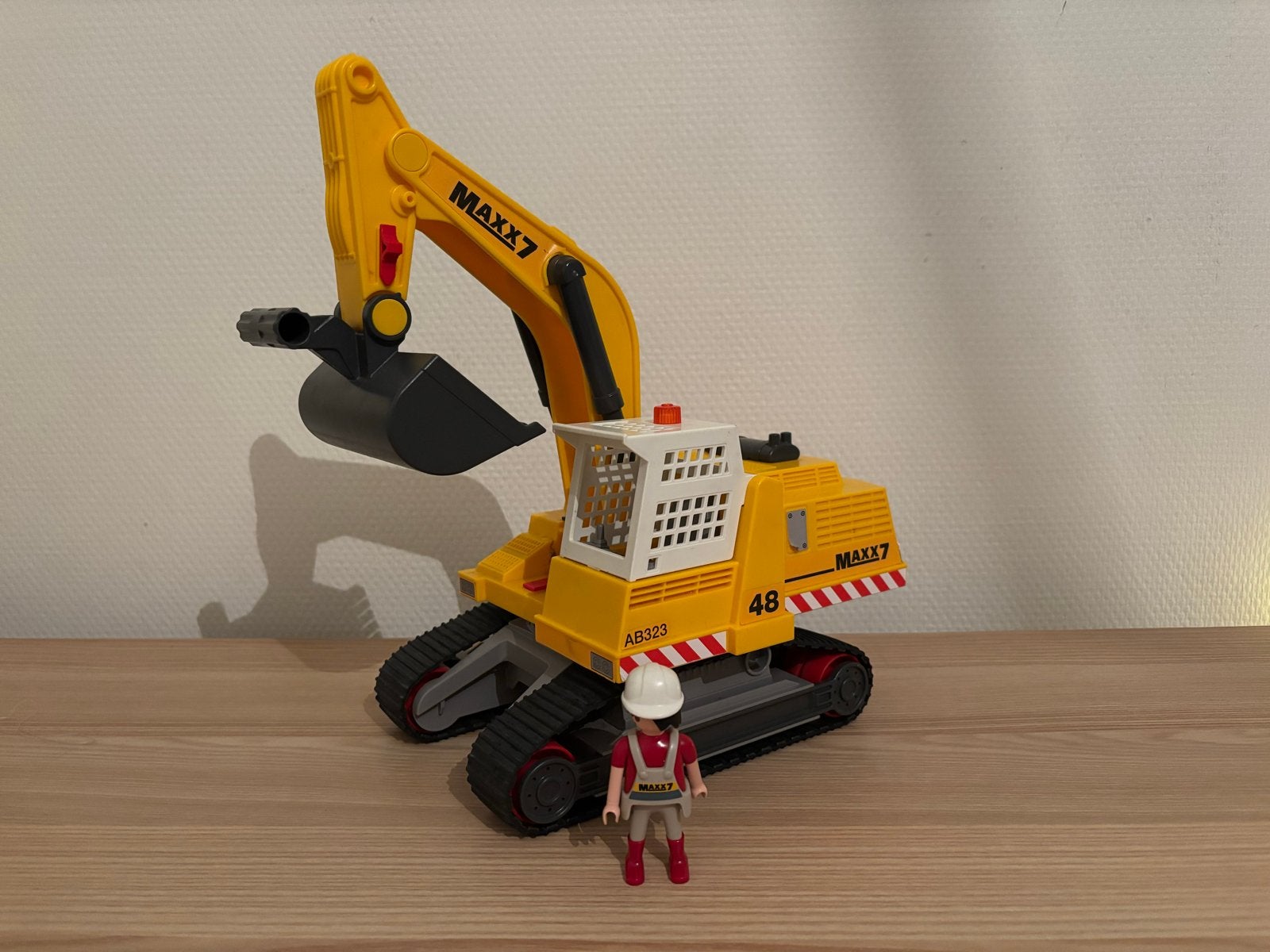 Playmobil Graafmachine met figuur - Zo goed als nieuw, Complete set, Voertuig, Ophalen of Verzenden, Zo goed als nieuw