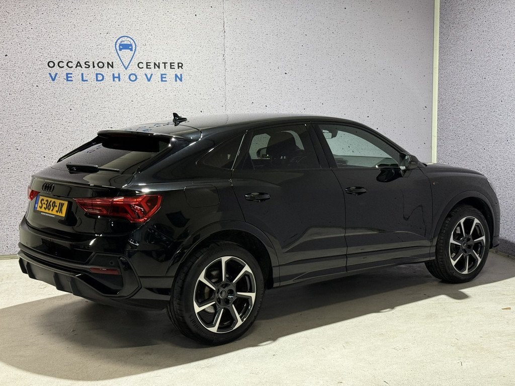 Audi Q3 Sportback 35 TFSI Pro Line S // LEDER // FULL LED //, Auto's, 4 cilinders, 150 pk, 1505 kg, Zwart