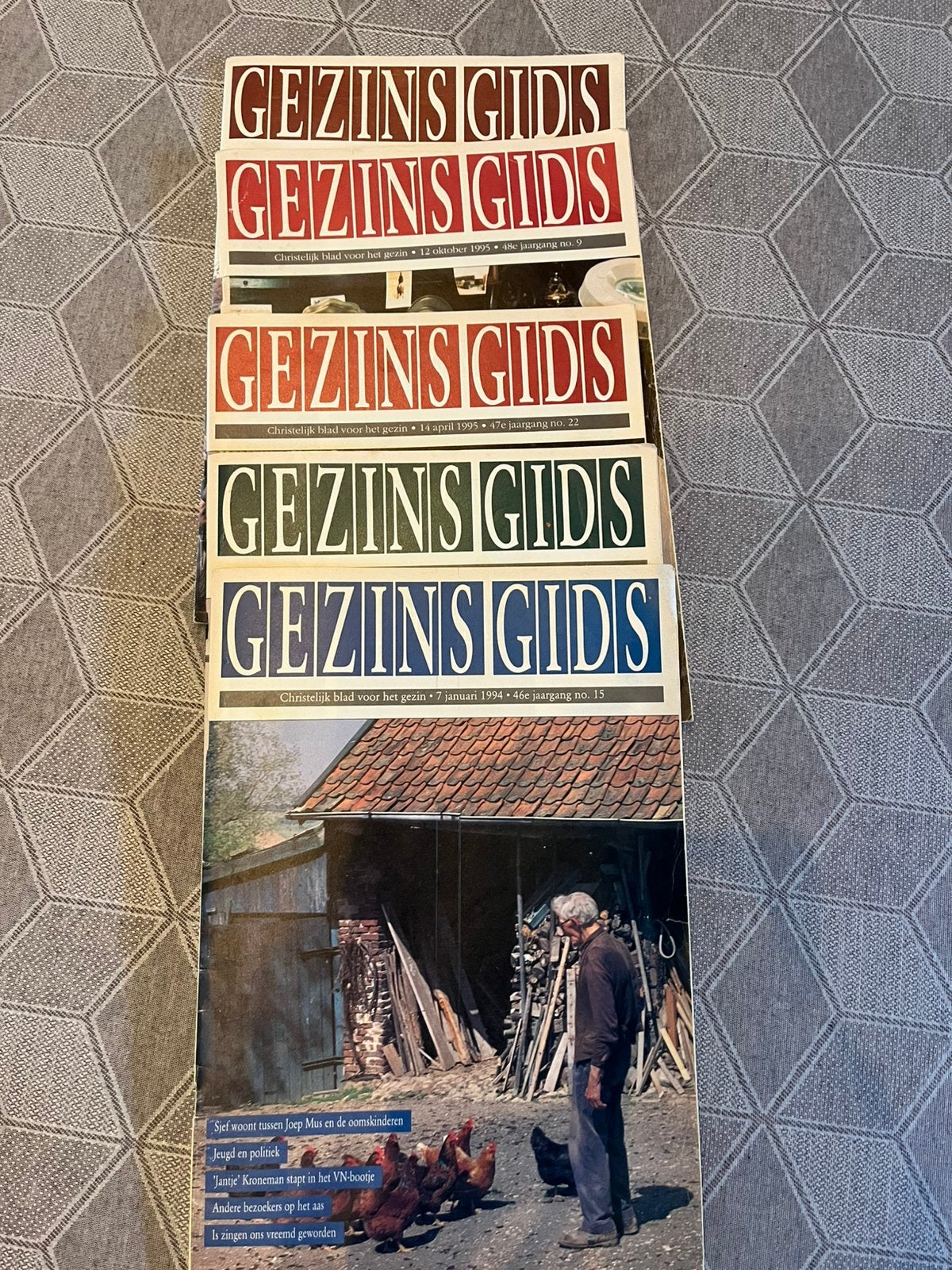 Oude  nummers: Gezinsgids  / de Schakel, Terdege, Ophalen, Gelezen