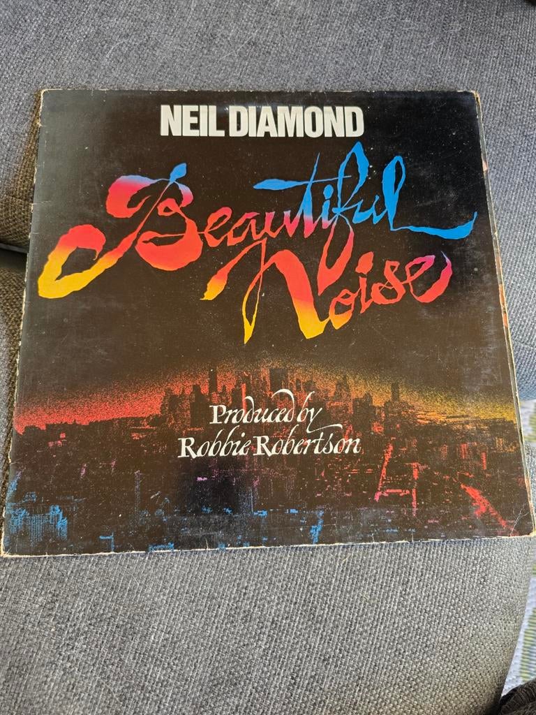Neil Diamond Beautiful noise LP, Cd's en Dvd's, Vinyl | Pop, Ophalen of Verzenden, Gebruikt