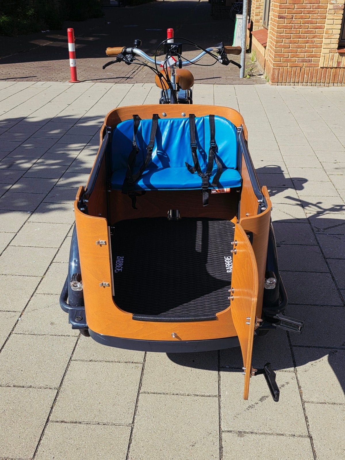 Babboe Curve/Go Dog Elektrische Bakfiets met Regentent, Fietsen en Brommers, Fietsen | Bakfietsen, Ophalen of Verzenden, Babboe