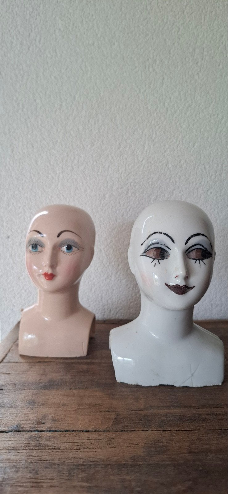 Poppen hoofden porselein, Ophalen of Verzenden