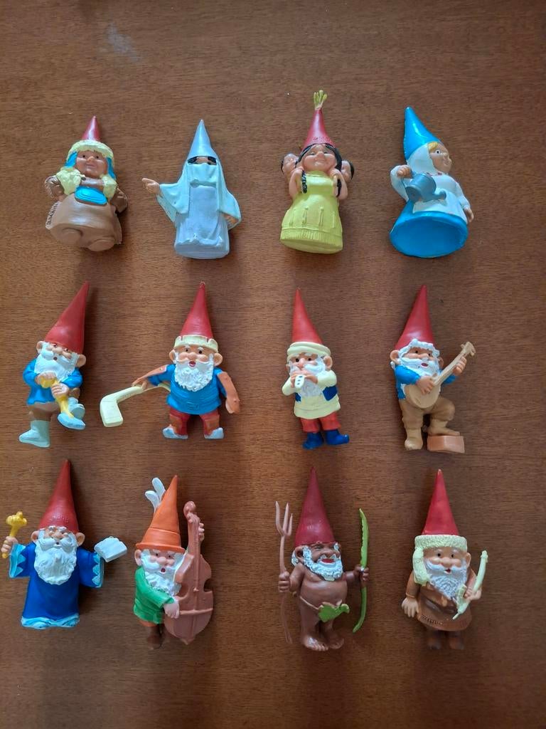 12 David de Kabouter poppetjes., Verzamelen, Ophalen of Verzenden