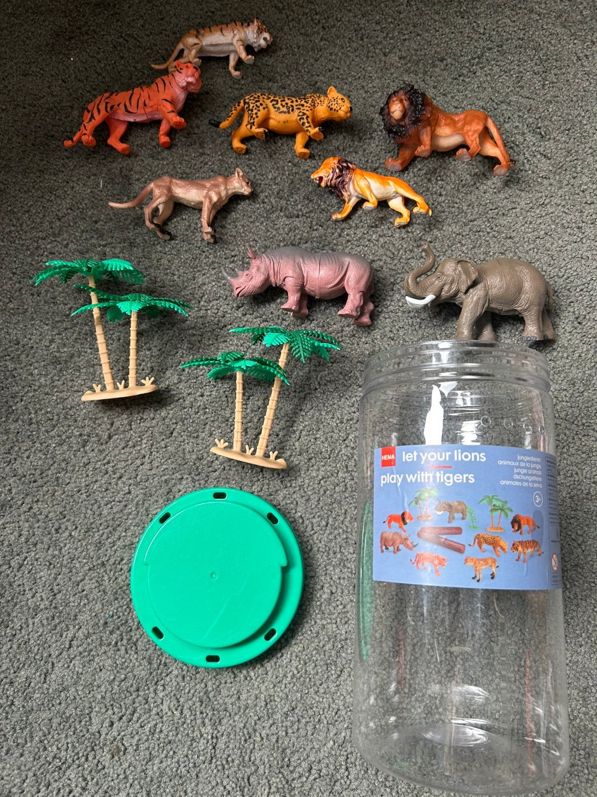 Jungledieren van plastic, Ophalen of Verzenden, Zo goed als nieuw, Ontdekken