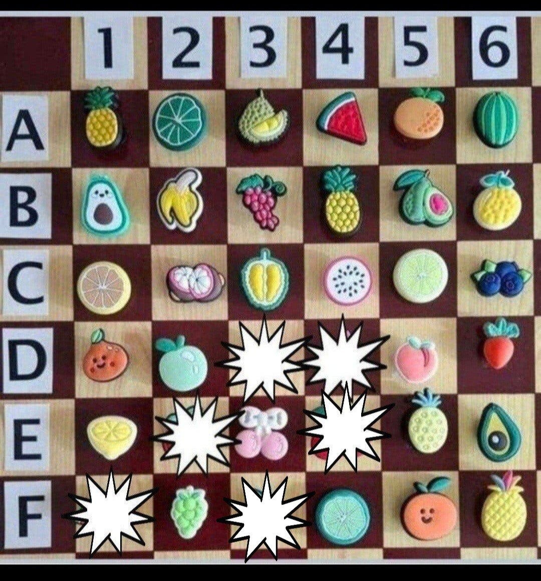 20: Fruit Schoenbedels Charms voor de Crocs, Ophalen of Verzenden