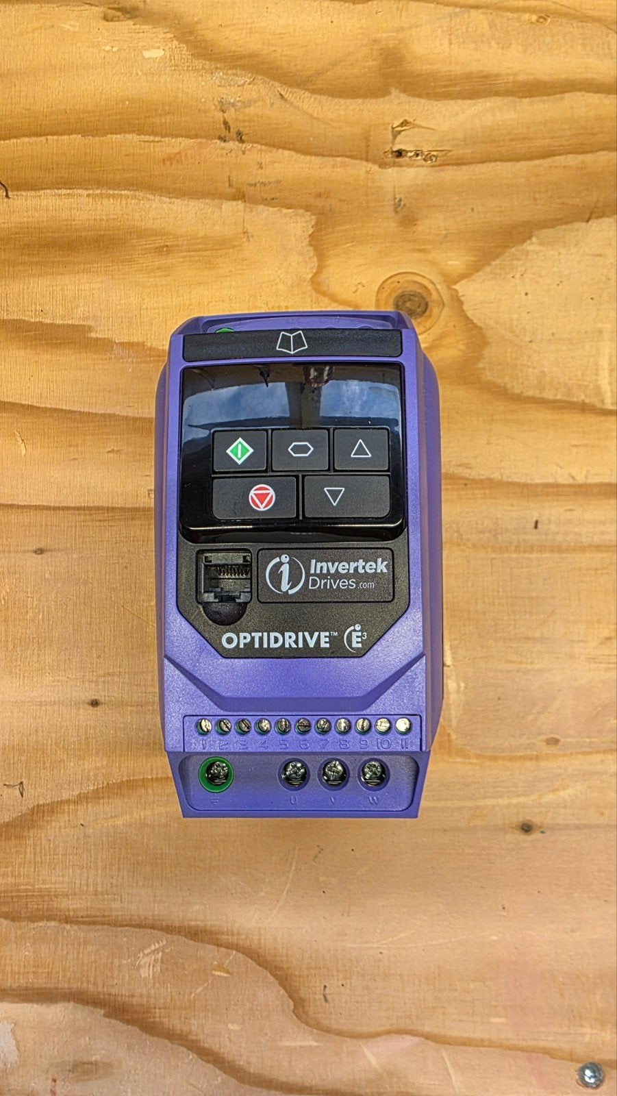 Invertek Optidrive E3 1-fase frequentie regelaar 0.37kW 230V, Ophalen of Verzenden, Zo goed als nieuw, Overige merken, Overige typen