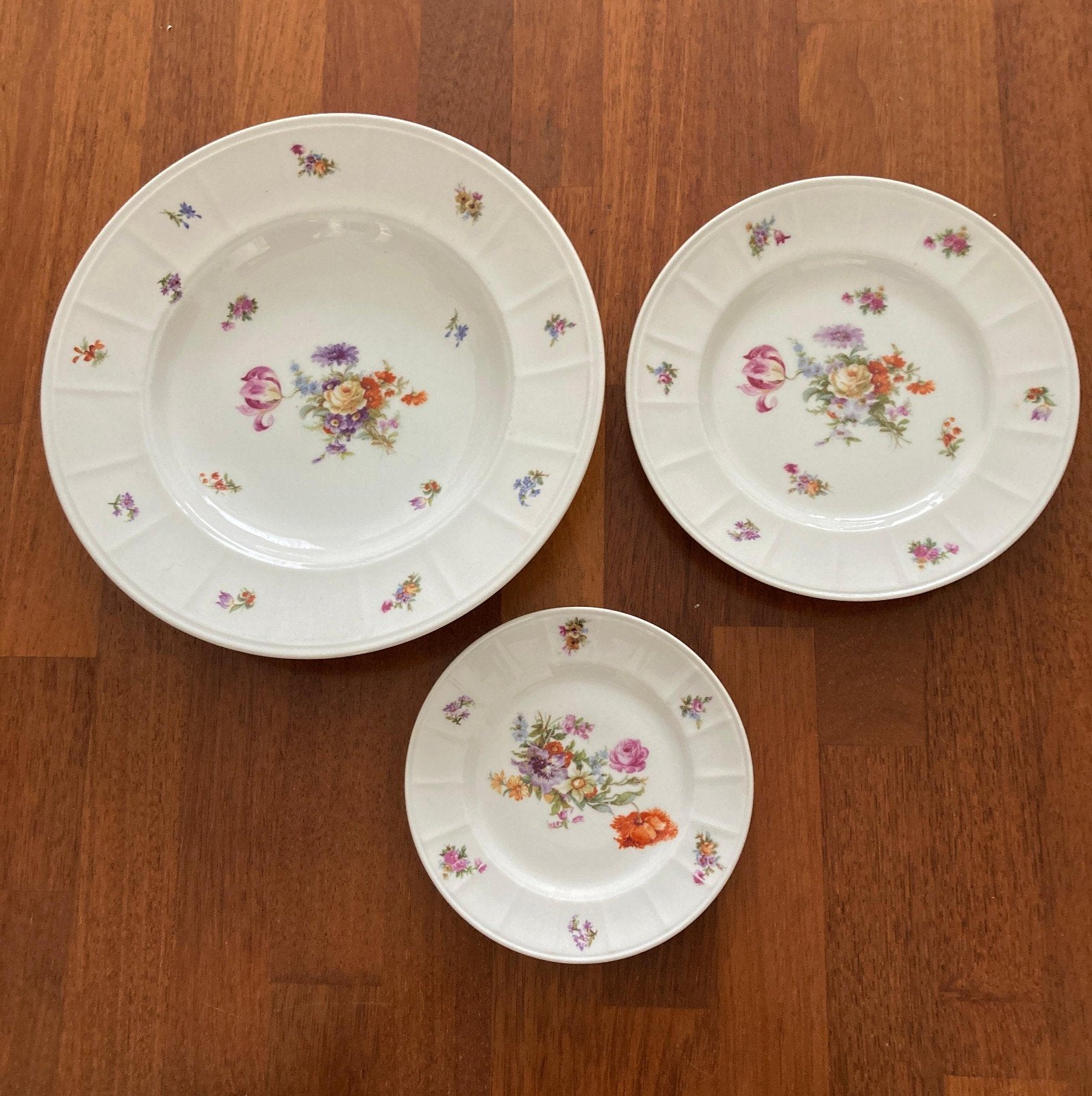 EPIAG Pirkenhammer porseleinen borden set - 3 stuks, Ophalen
