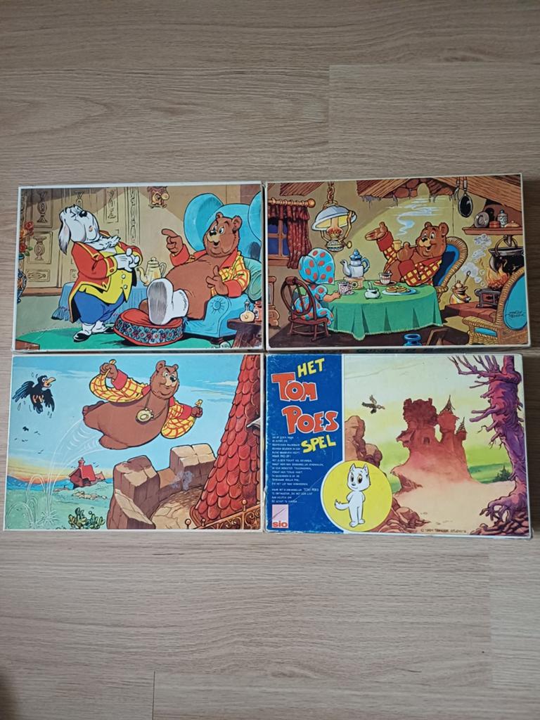 Tom poes puzzels en tom poes spel, Ophalen