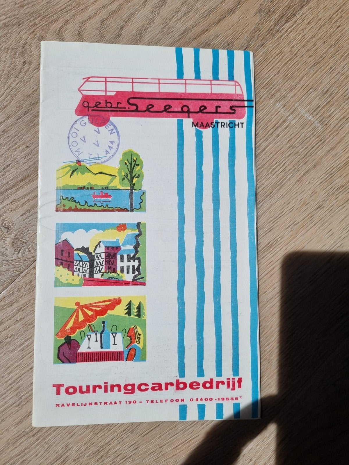 Vintage Reisgids: Touringcarbedrijf Gebr. Seegers Maastricht, Europa, Ophalen of Verzenden, Gebr. Seegers, Brochure