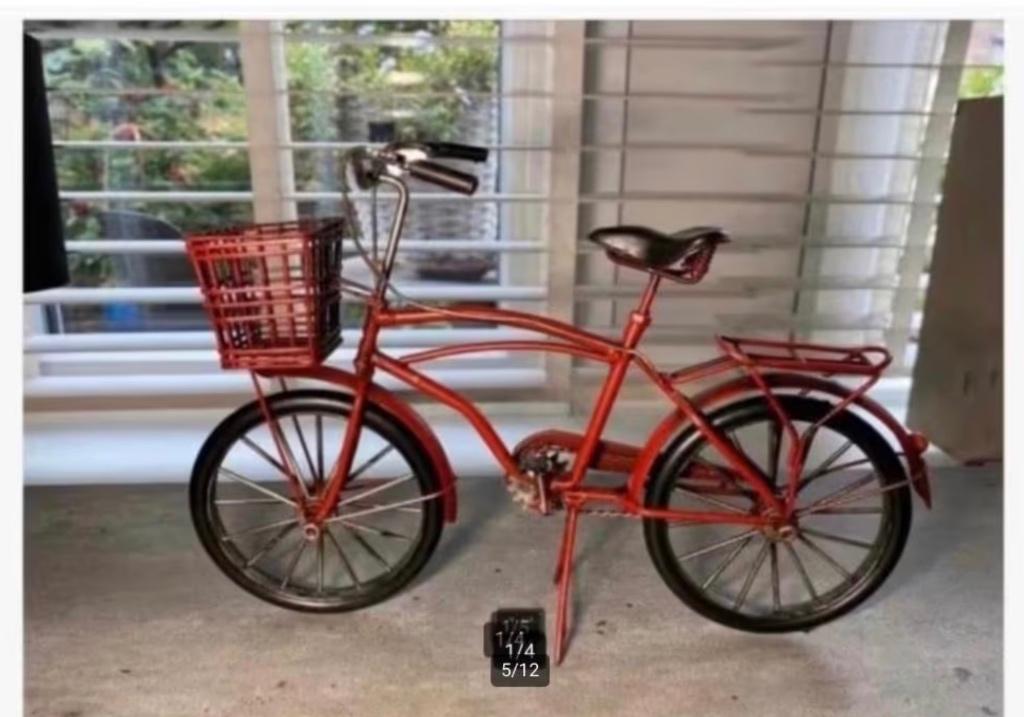 2 decoratieve fietsjes voor binnen of buiten, leuke woondeco, Ophalen of Verzenden