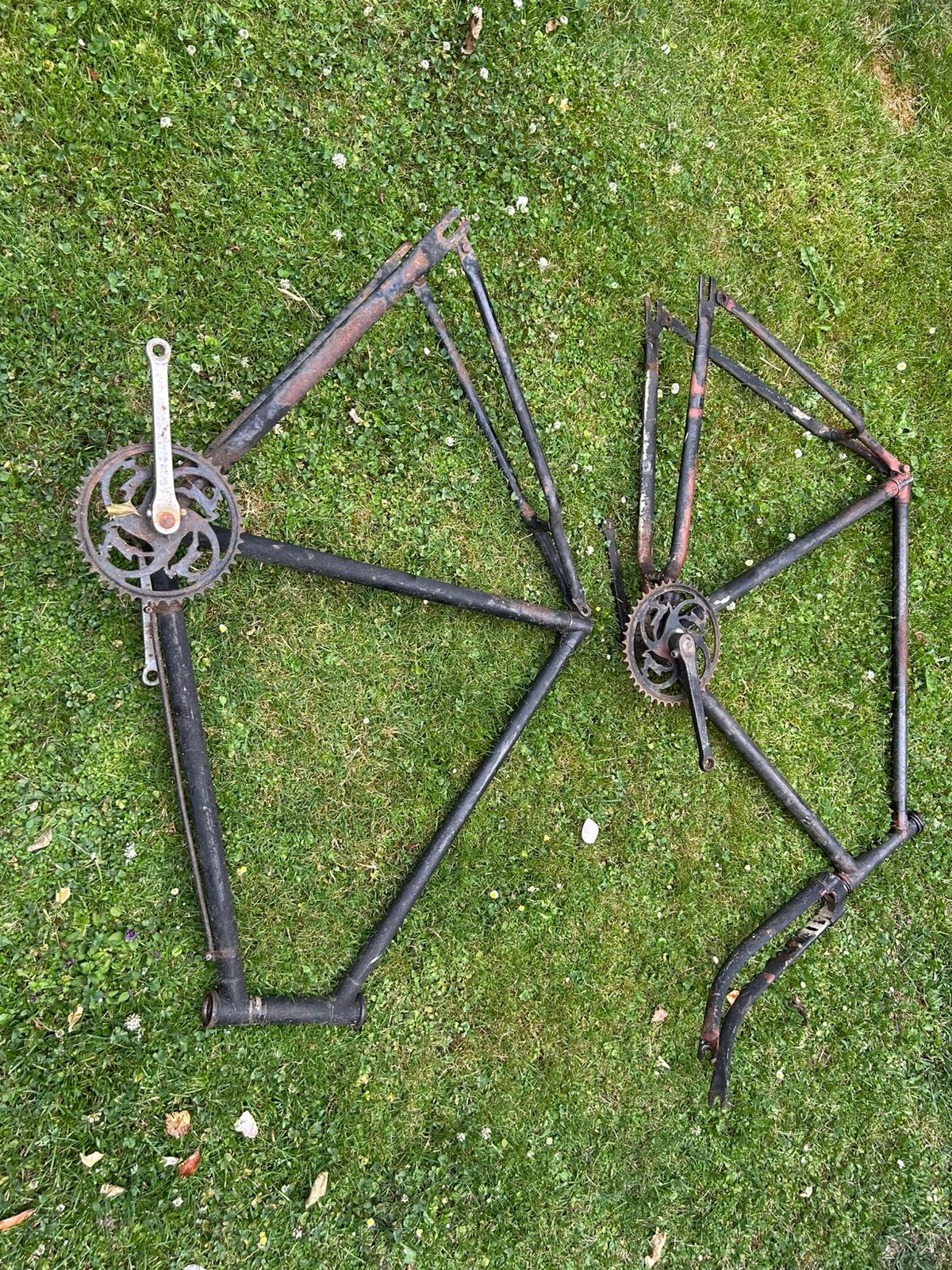 2x gazelle frames. 1950 en 1955., Fietsen en Brommers, Ophalen