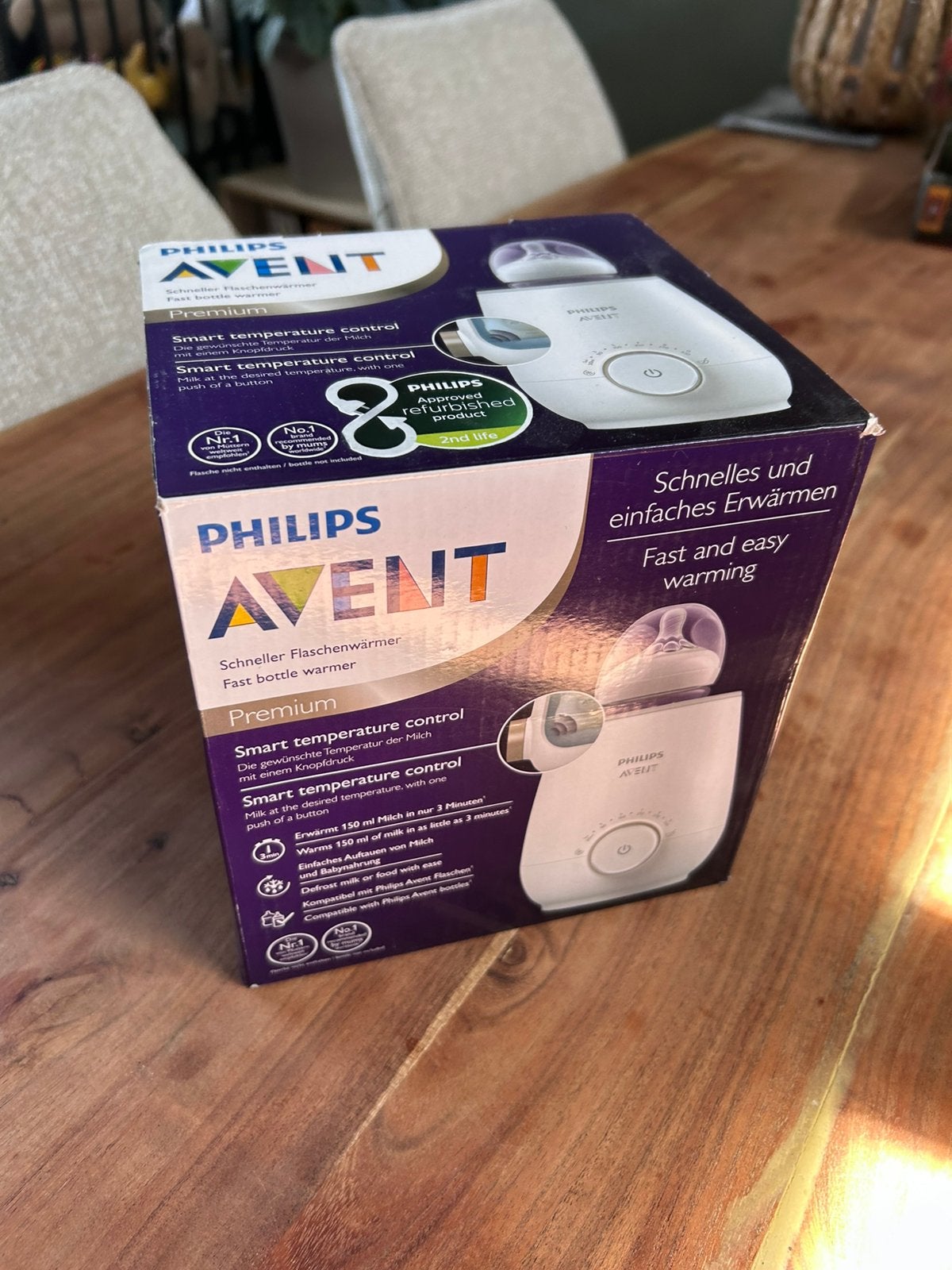Philips Avent flesverwarmer, Ophalen of Verzenden, Gebruikt, Flessen- of potjesverwarmer, Philips Avent