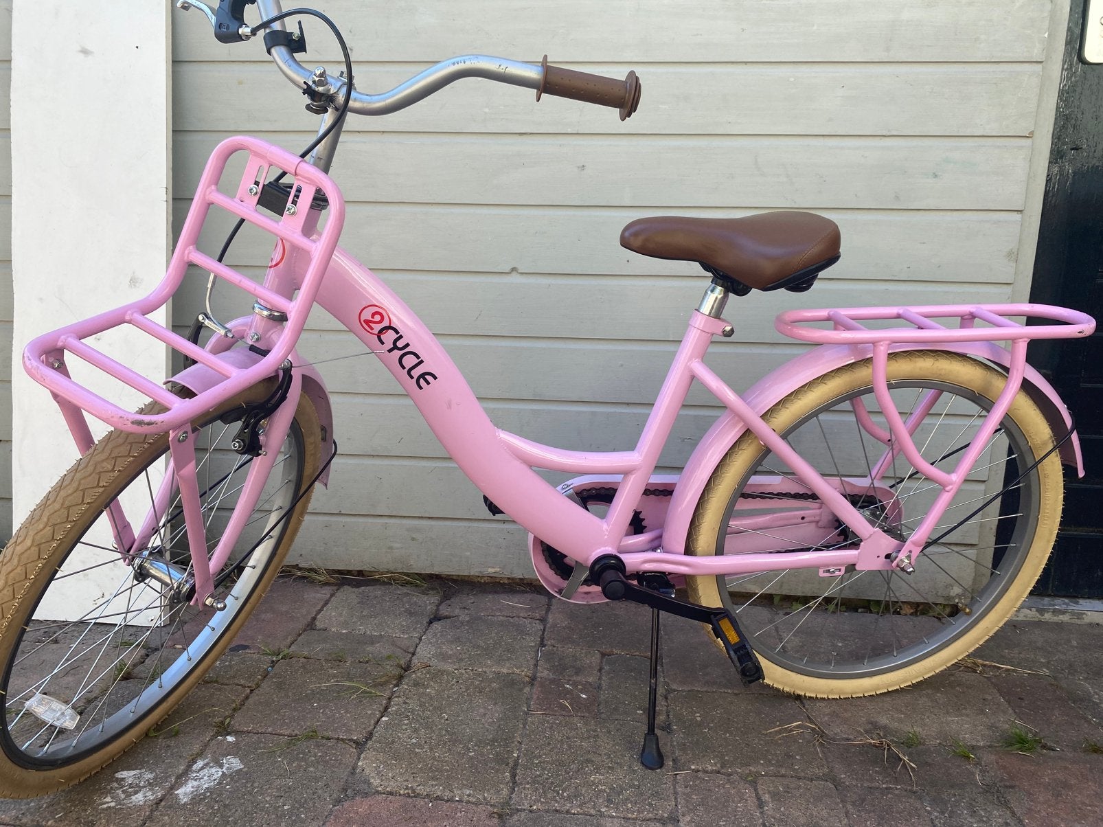 Mooie roze meisjes fiets 22inch, Fietsen en Brommers, Ophalen, Zo goed als nieuw, 22 inch