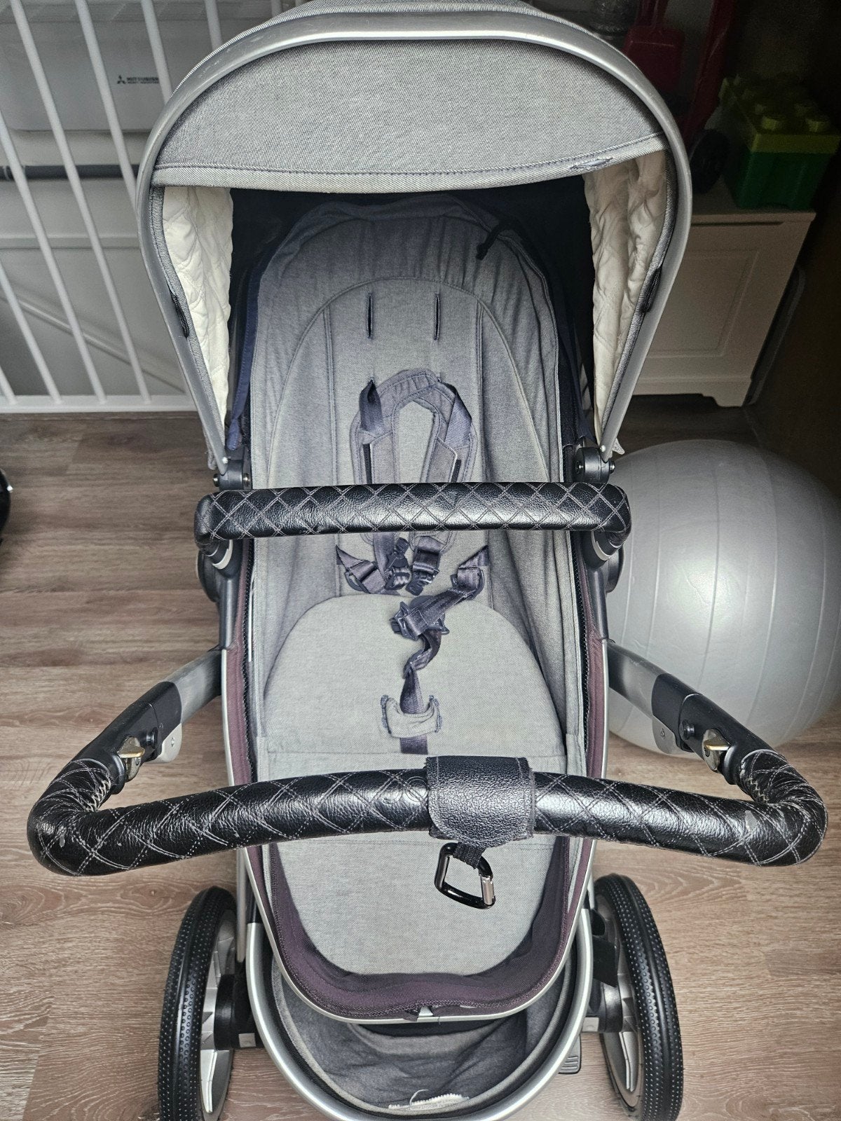 Joolz Day Kinderwagen met nieuwe achterbanden, Gebruikt, Verstelbare duwstang, Combiwagen, Ophalen