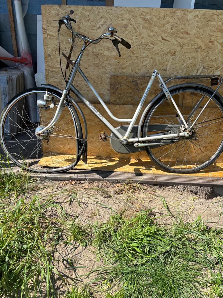 Vintage Gazelle damesfiets - Opknapper, Fietsen en Brommers, Fietsen | Dames | Damesfietsen, Ophalen, Velgrem, Gazelle, 53 tot 56 cm