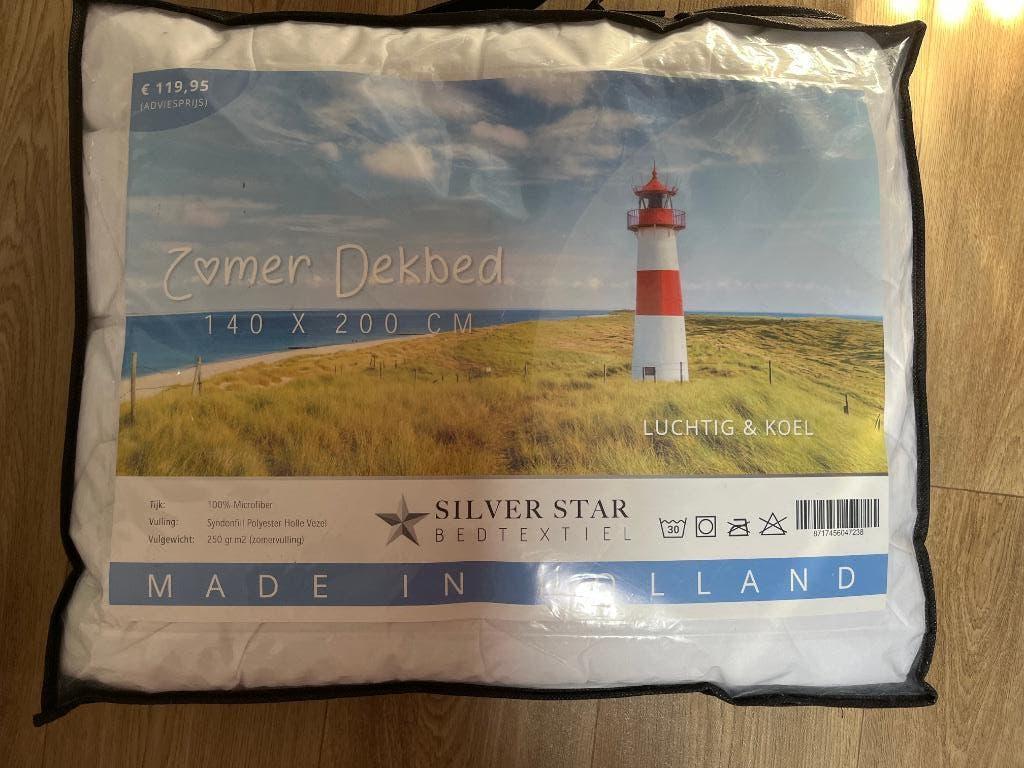 zomer dekbed 140x 200, Wit, Ophalen of Verzenden, Deken of Dekbed, Nieuw