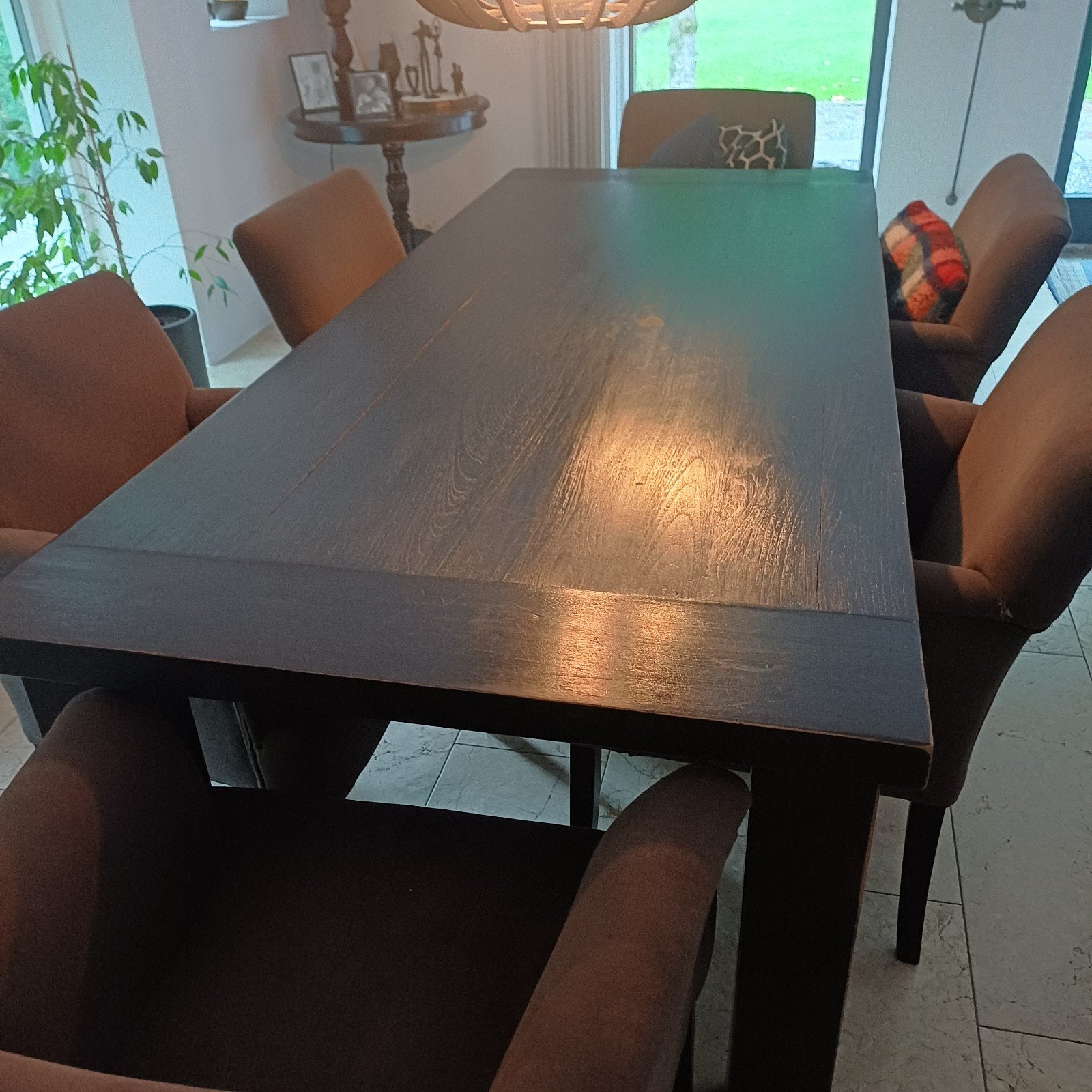 eetkamertafel, Gebruikt, 200 cm of meer, 50 tot 100 cm, Vijf personen of meer