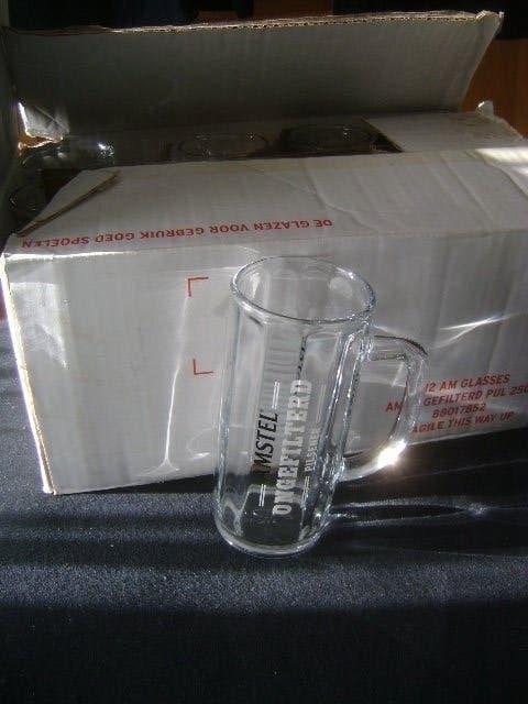 Bierpullen van Amstel Ongefilterd pilsener. ( nieuw), Verzamelen, Biermerken, Ophalen of Verzenden, Nieuw, Amstel