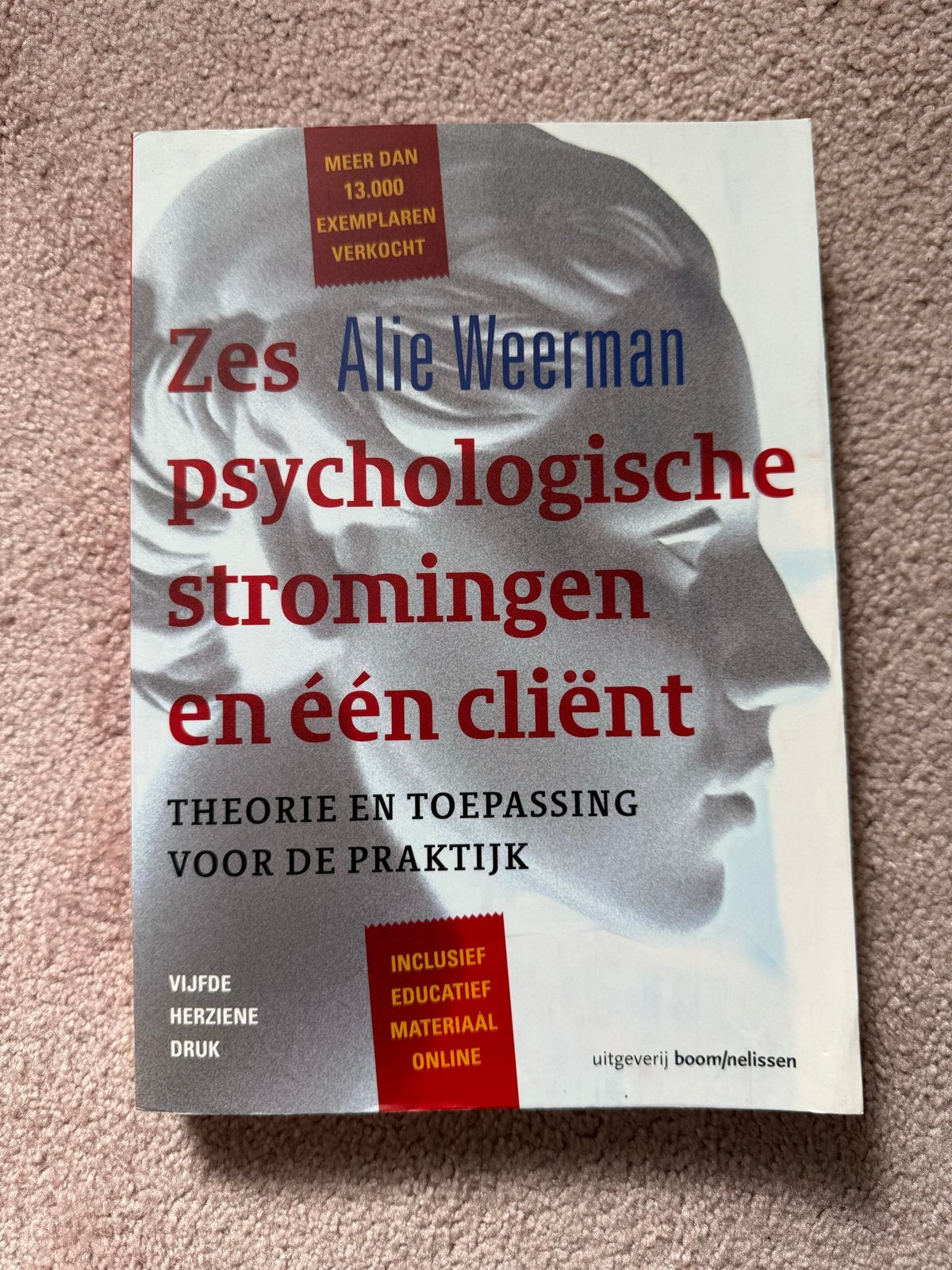 Zes psychologische stromingen en één cliënt - Alie Weerman, Boeken, Ophalen of Verzenden, Zo goed als nieuw, Klinische psychologie