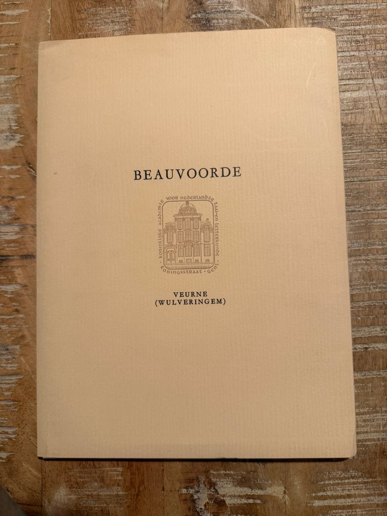 Kunstmap Beauvoorde (Veurne - Wulveringem), Antiek en Kunst, Ophalen of Verzenden, Architectuur, Overige technieken, 1950 - 1999